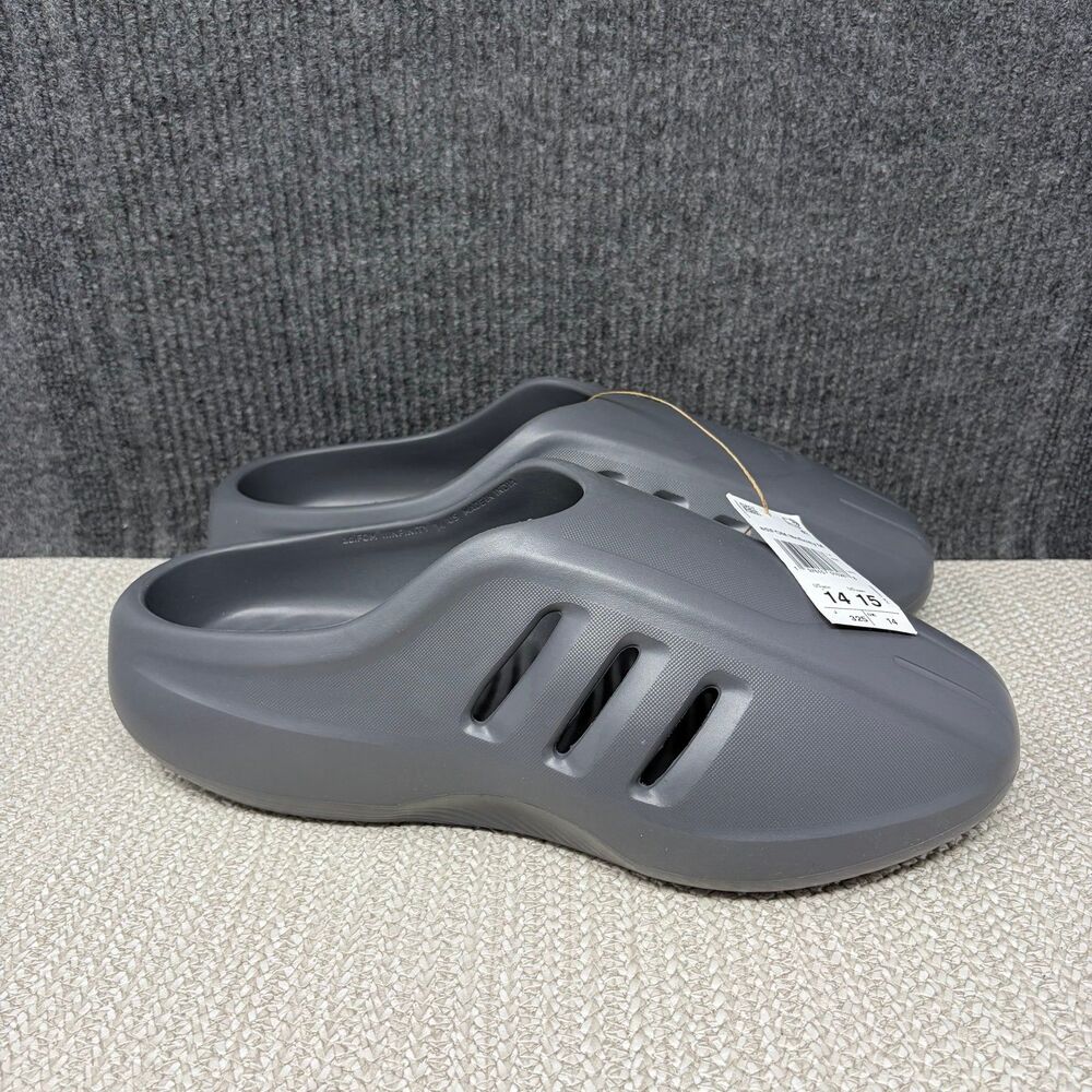 NEW Adidas AdiFOM IIInfinity Slip-On Mule Clogs Grey JI0402 Men’s Size 14
